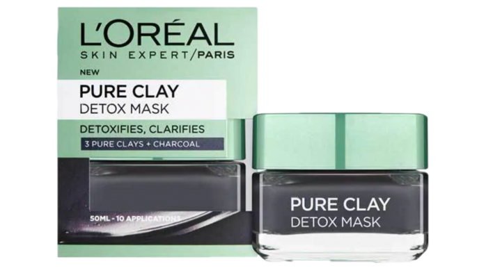 Loreal clay detox mask