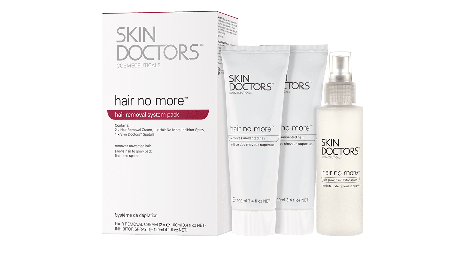 Skin Doctors Hair No More kit