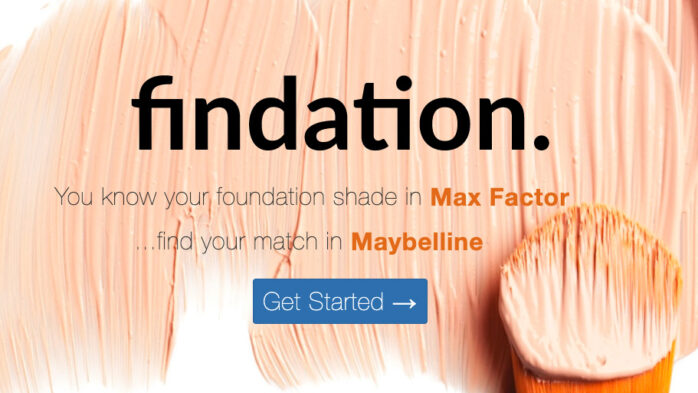 Findation perfect foundation match