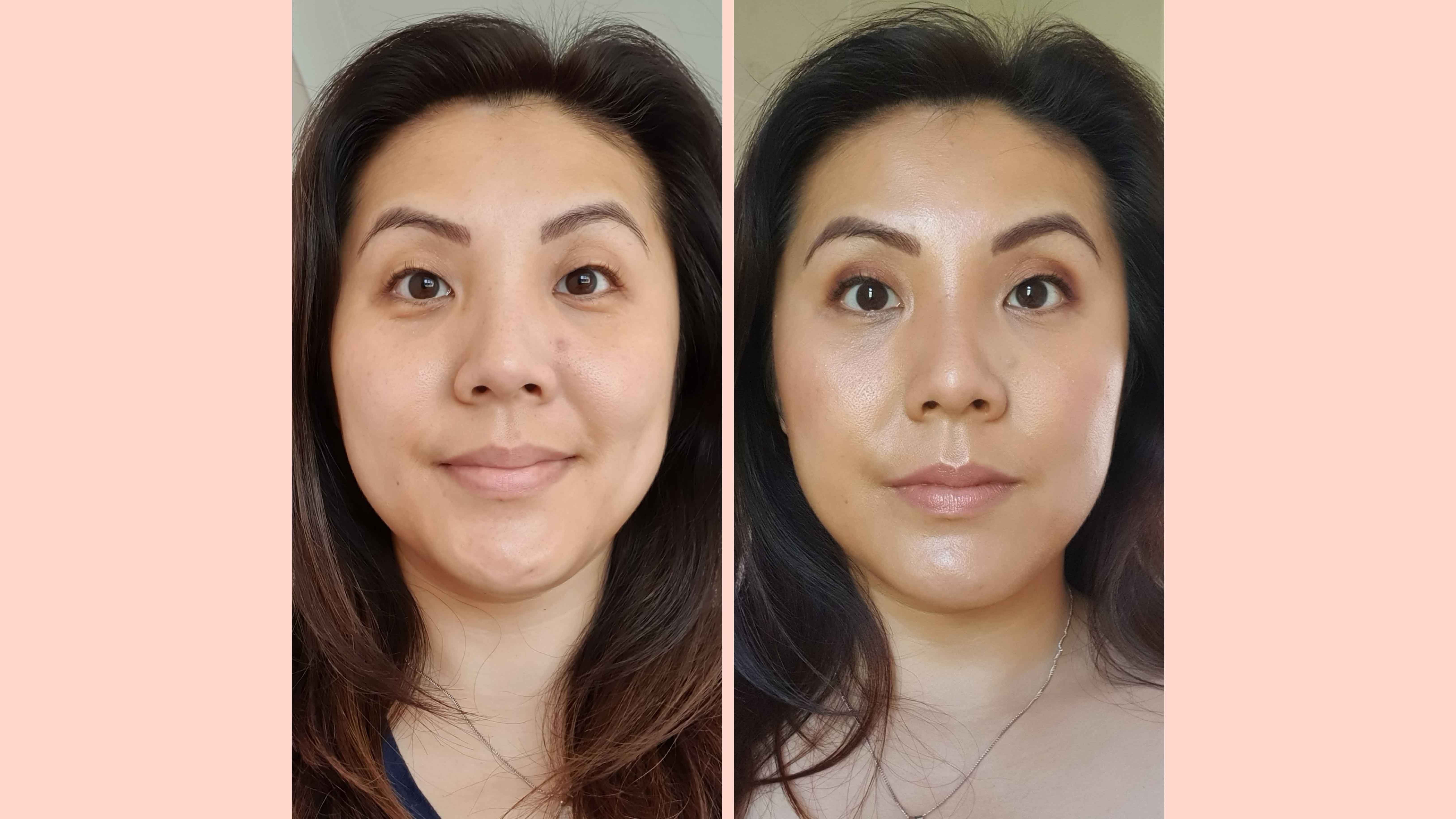 Glowish skin tint review before and after pictures