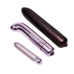 3 Piece Sleek Tapered Bullet Vibrator Set