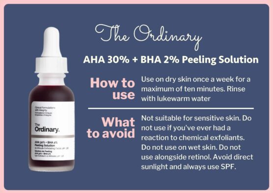 The Ordinary BHA AHA Peeling Solution review