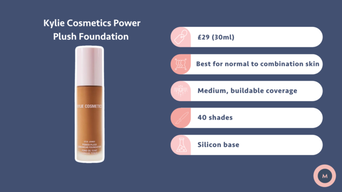 Kylie Cosmetics Power Plush foundation 