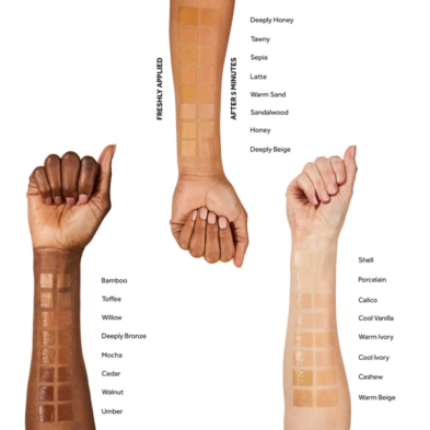 Boots No7 Foundation shades colour chart: From Light to Dark - mamabella